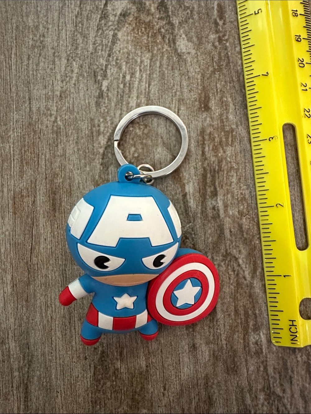 Captain America 3D figure marvel Keychain
